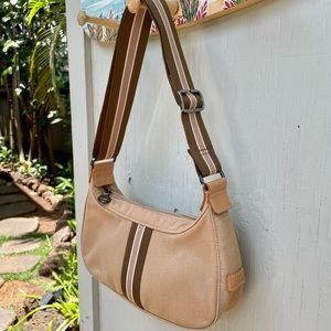 Longchamp baguette style shoulder bag.